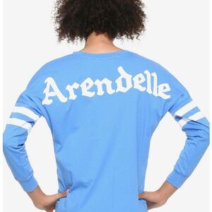 Disney "Frozen" ARENDELLE Long Sleeve Jersey Style Tee - Size XL